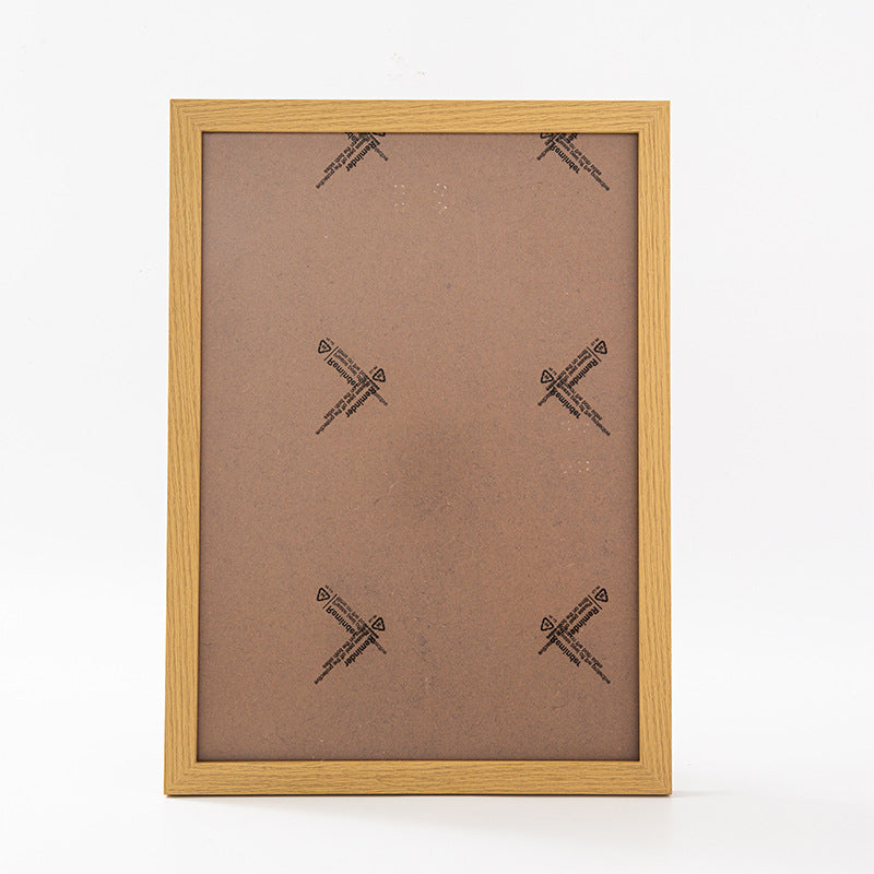 WAZZIO Natural Wood Picture Frame Set, Rustic Light Oak Photo Frames with Acrylic for Wall Mount or Tabletop Display