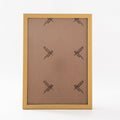 WAZZIO Natural Wood Picture Frame Set, Rustic Light Oak Photo Frames with Acrylic for Wall Mount or Tabletop Display