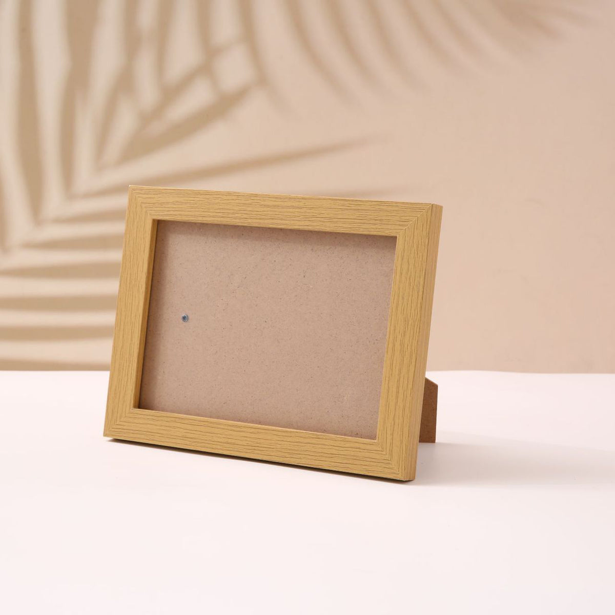 WAZZIO Natural Wood Picture Frame Set, Rustic Light Oak Photo Frames with Acrylic for Wall Mount or Tabletop Display