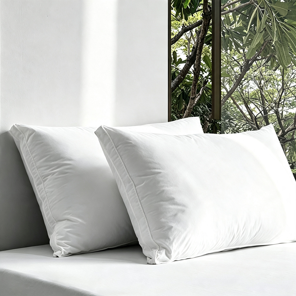 WAZZIO Bed Pillows Soft Down Alternative Pillow for Sleeping 2PCS
