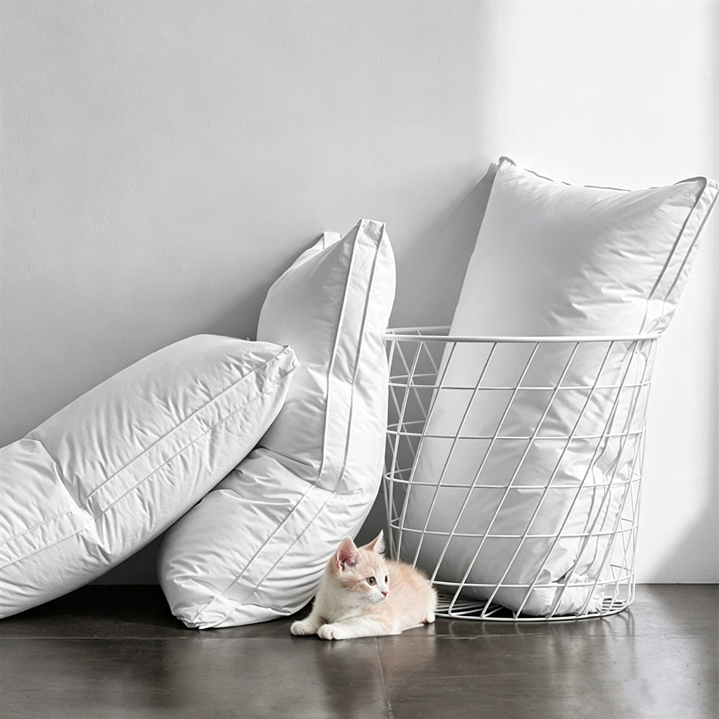 WAZZIO Bed Pillows Soft Down Alternative Pillow for Sleeping 2PCS